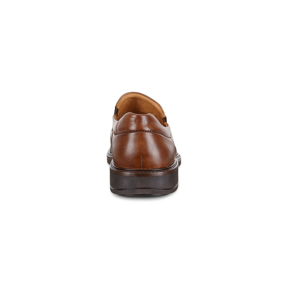 Slip On Hombre - ECCO Holton Apron Toe - Marrom - KLA390825